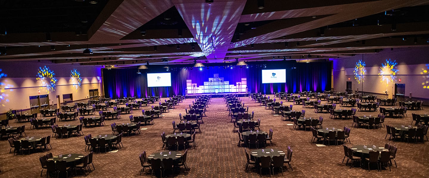 A gala set in a Kalahari ballroom